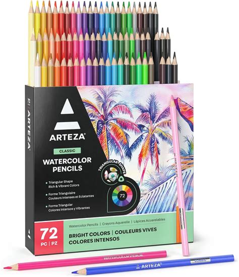ARTEZA 72 Watercolor Pencils, Water Color Pencils in Australia | Ubuy