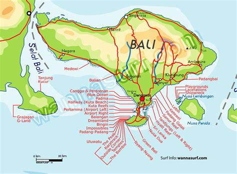 Printable Map Of Bali | Adams Printable Map