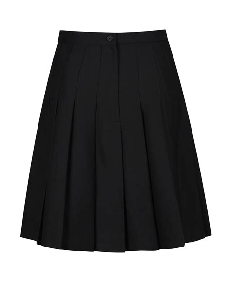 Senior Girls Plain Skirt - Black - Aspire Academy