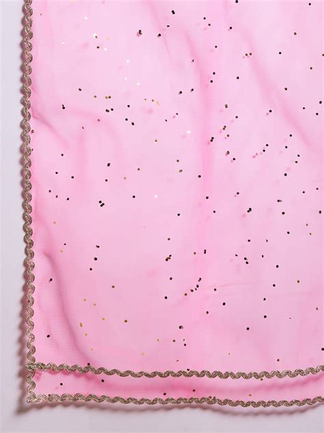 Shop Pspeaches Girls Floral Embroidered Sequinned Velvet Kurta With ...