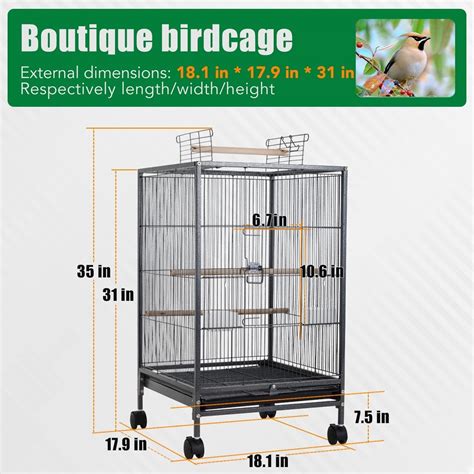 WXLYJXUE Birdcage Indoor Outdoor Wrought Iron Bird Cage with India | Ubuy