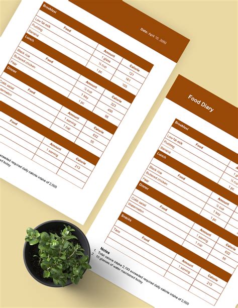 Editable Diary Templates in Word to Download
