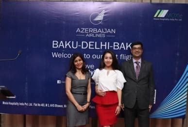 Azerbaijan Airlines launches direct Baku - New Delhi flight