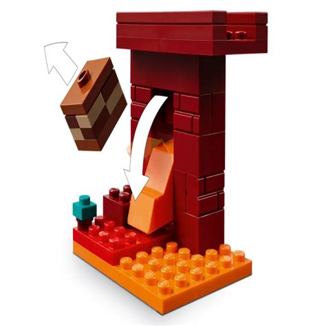 Lego 21266 Minecraft The Nether Lava Battle (99 Pieces) — Toycra