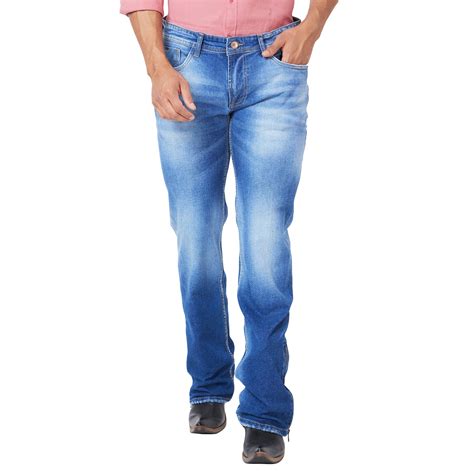Men's Casual Stretchable Regular Fit Denim Bootcut Jeans – Mode De Base ...