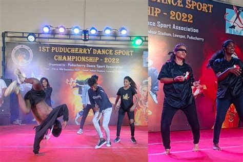 டான்ஸ் சாம்பியன்ஷிப்.. புதுச்சேரியில் துள்ளலான ஆட்டம்