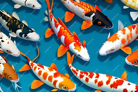 Real Koi Fish Colors