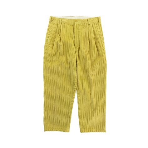 【OTSU】straight silhouette corduroy 2-tuck wide slacks -8886- | cv