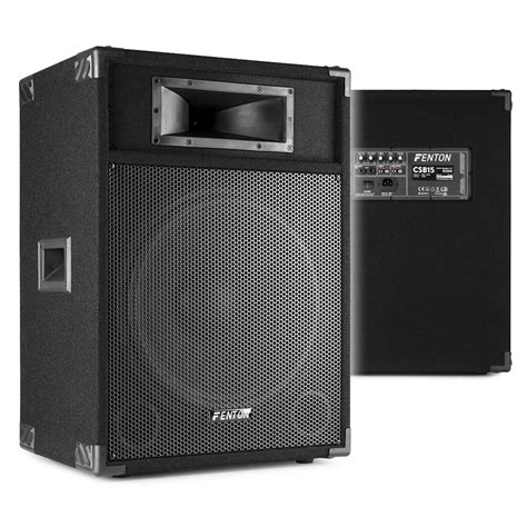 Buy Fenton CSB 15" Active Speaker PA Sound System with Built-in 800w ...