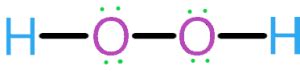 Image result for H2O2 Lewis Dot