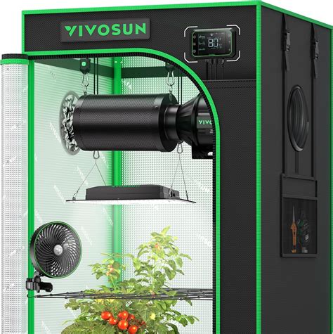 VIVOSUN GIY Plus Smart Grow Tent Kit, 2x2ft 1-Plant System, WiFi ...
