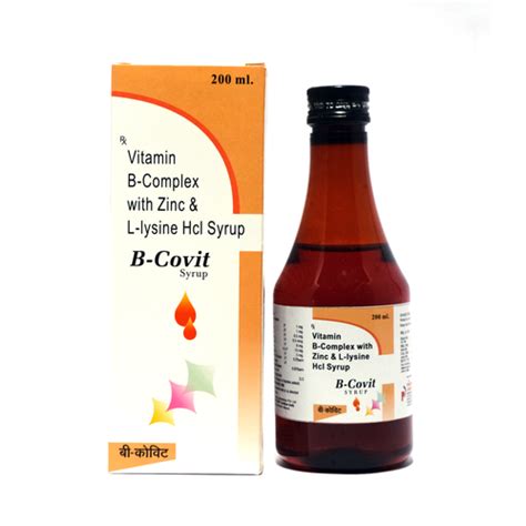 B-COVIT Syrup 200 ML | Prism Pharma | B-Complex with L-Lysine & Zinc