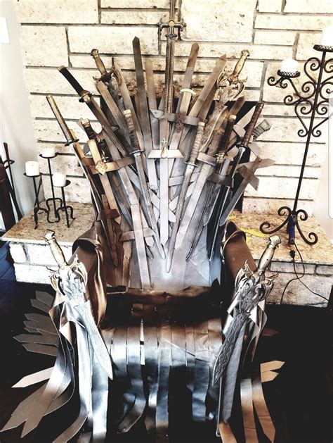 Make your own iron throne – Artofit