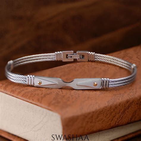 Cadman Wired Men's Bracelet – Swashaa