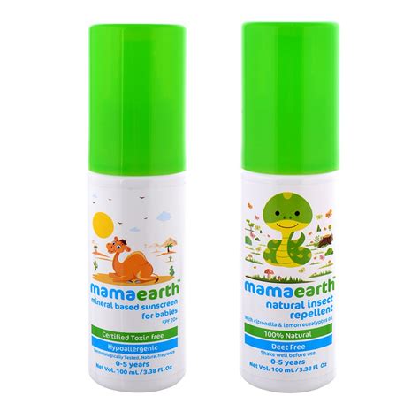 Mamaearth Mineral Based Baby Sunscreen with Natural Insect Baby ...