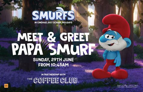 Meet Papa Smurf with The Coffee Club, Top Ryde City Shopping Centre ...