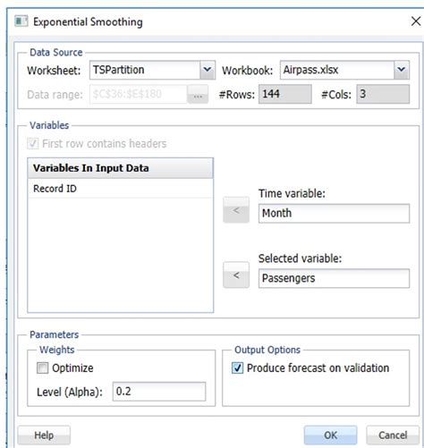 Code to Implement Simple Exponential Smoothing 的图像结果