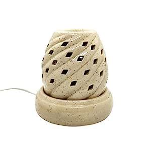 Invert Fragrances Ellipse Ceramic Electric Aroma Oil Diffuser Natural ...
