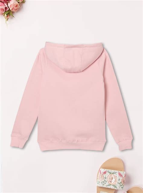 Buy Girls Solid Hooded Sweatshirt Online at just Rs. 799.0 ...