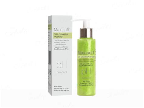 Buy Maxisoft pH Balanced Deep Cleansing Face Wash Online at Best Price ...