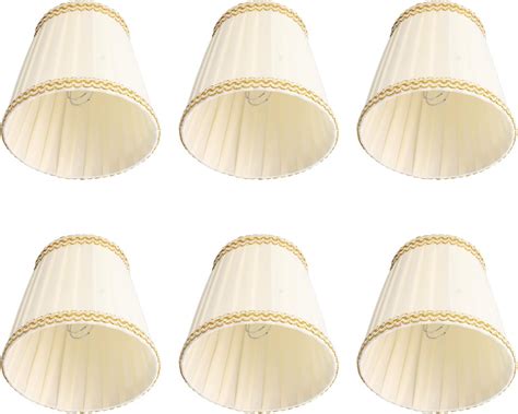 Small Lamp Shade Set of 6 Chandelier Shades,Farmhouse Small Lamp Shade ...