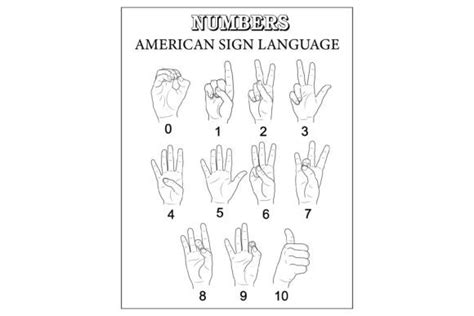 Image result for ASL Numbers