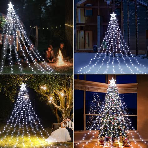 Cascading Christmas Lights