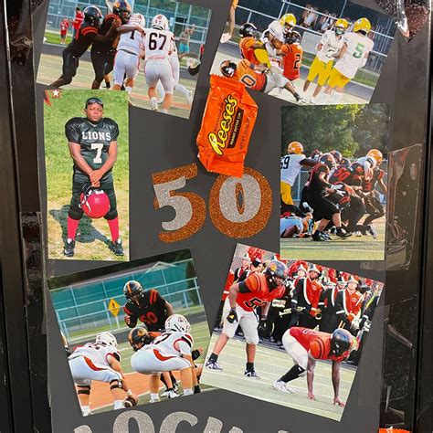 Football Senior Night Poster Ideas