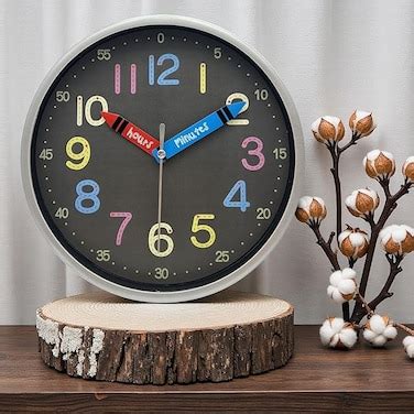 Buy ORCHID KIDS WALL CLOCK 25 CM BLACK Online | Carrefour UAE