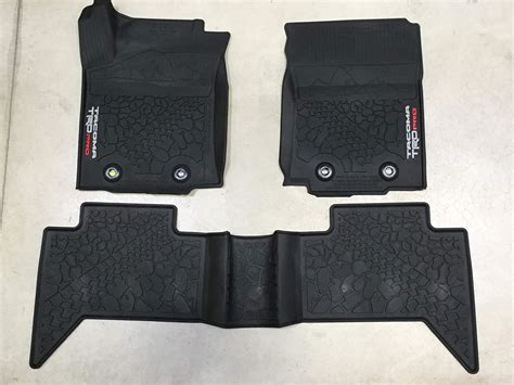 2016-2023 Genuine Toyota Tacoma TRD PRO All Weather Floor Liner/Mats (w ...