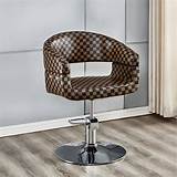 Adjustable Height Swivel Styling Chair with Footrest Salon Chair for ...