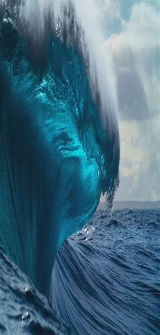 Iphone 11 Wallpaper Waves by Ios 11 Iphone X Aqua Blue Water Underwater Wave Iphone 11 Wallpaper Waves
