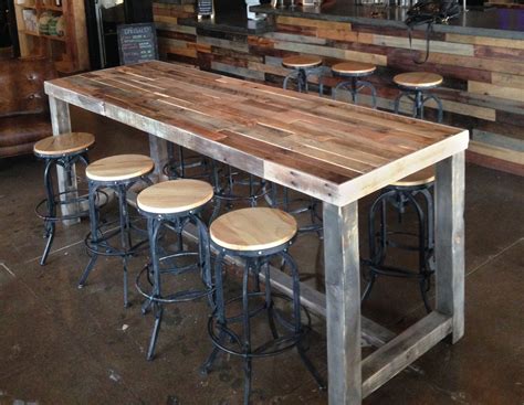 Reclaimed Wood Bar Table Restaurant Counter Community Communal | Etsy ...