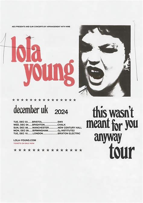 Lola Young Manchester Tickets, Manchester Academy, 27 March 2025 ...