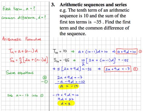 Series and Sequences From Maths Tutor 的图像结果
