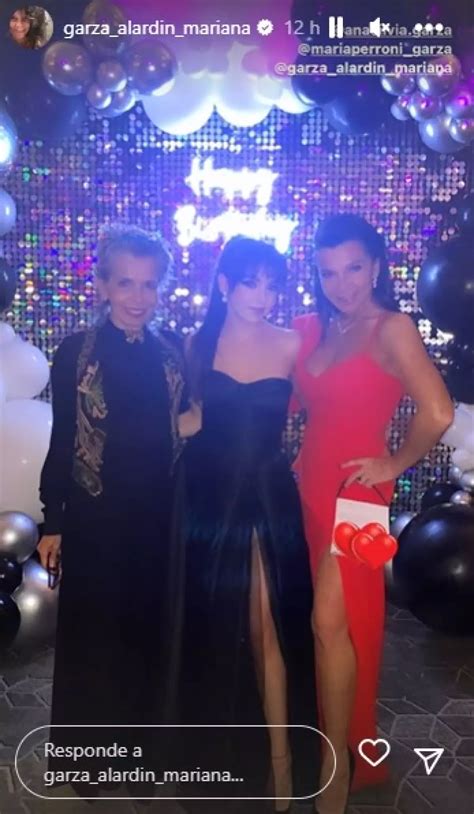 Así fue el vestido y la fiesta de XV años de María, hija de Mariana Garza
