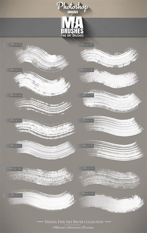 Photoshop Brushes for Painting with Oil Texture | Pinsel