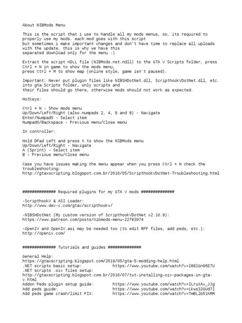 Image result for How to Open NIB Mod Menu