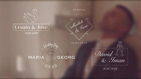 50 Wedding Titles | Essential Graphics | Mogrt Videohive 23275877 ...