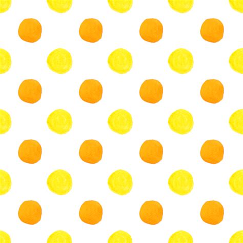 Free Orange and Yellow Polka dot seamless background, Watercolor ...