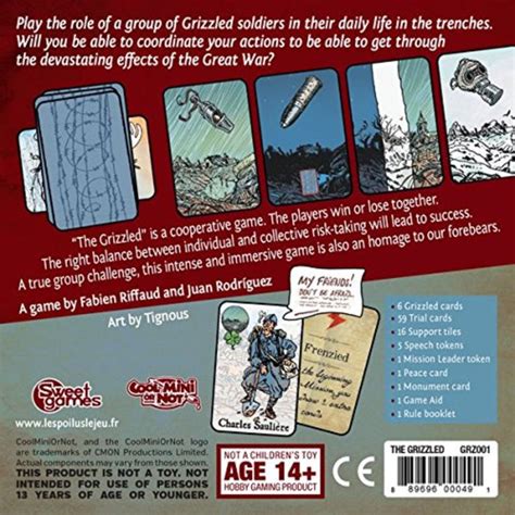 CMON The Grizzled Board Game — Toycra