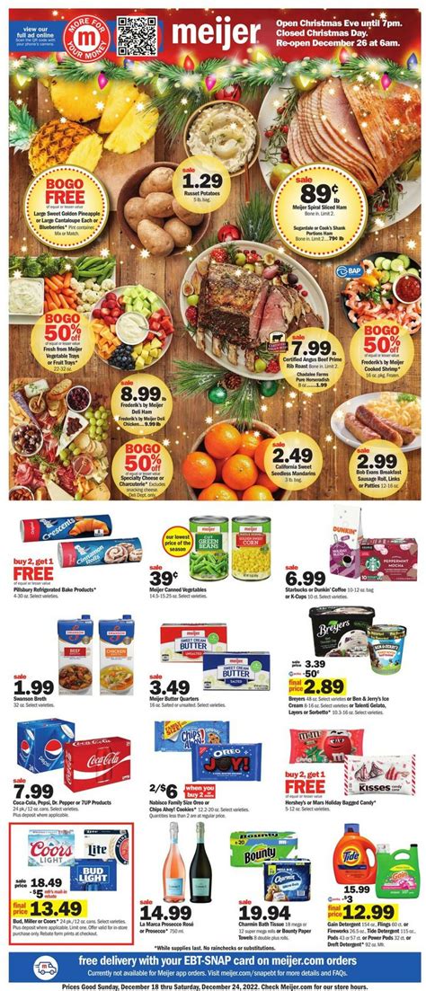 Meijer Ad Circular - 12/18 - 12/24/2022 | Rabato
