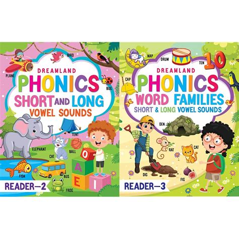 Buy Phonics Reader Book 2 for Children Age 3 -10 Years - Short & Long ...