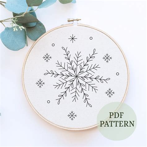 Image result for Embroidery Snowflake Patterns