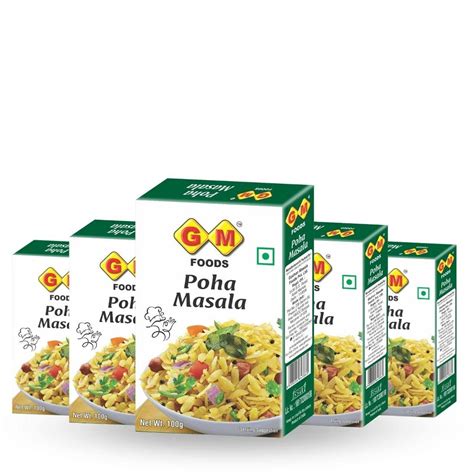 GM Food Poha Masala 100g (Pack of 5) : Amazon.in: Grocery & Gourmet Foods
