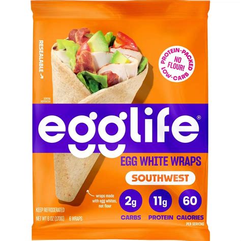 Egglife Southwest Style Egg White Wraps - Shop Tortillas at H-E-B