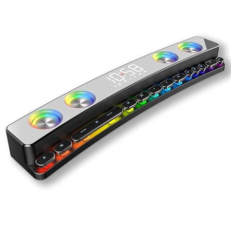 Computer Speakers soundbar for Desktop RGB pc soundbar : Amazon.in ...