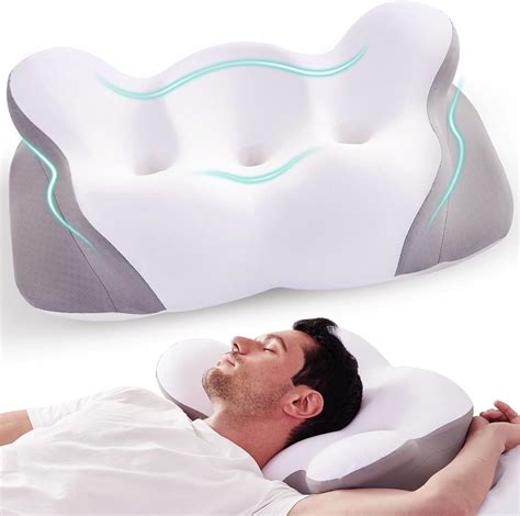 Amazon.com: Neck Cervical Pillow, Pillows for Neck and Shoulder Pain ...
