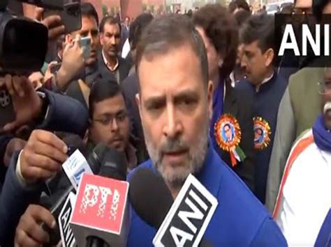 "Was trying to go inside, BJP MPs pushed me...": Rahul Gandhi after ...