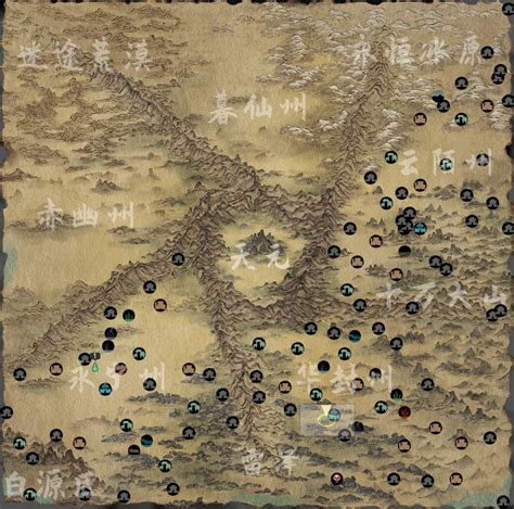 《鬼谷八荒》永寧州地圖一覽 遊戲地圖分享（G攻略, 攻略 ） | steamXO